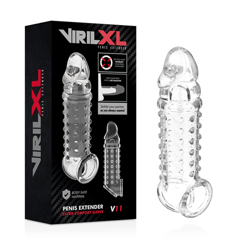 Extension pénienne TPE VirilXL ajustable — détail produit