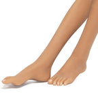 Gros plan sur les pieds nus de Jessica, orteils détaillés