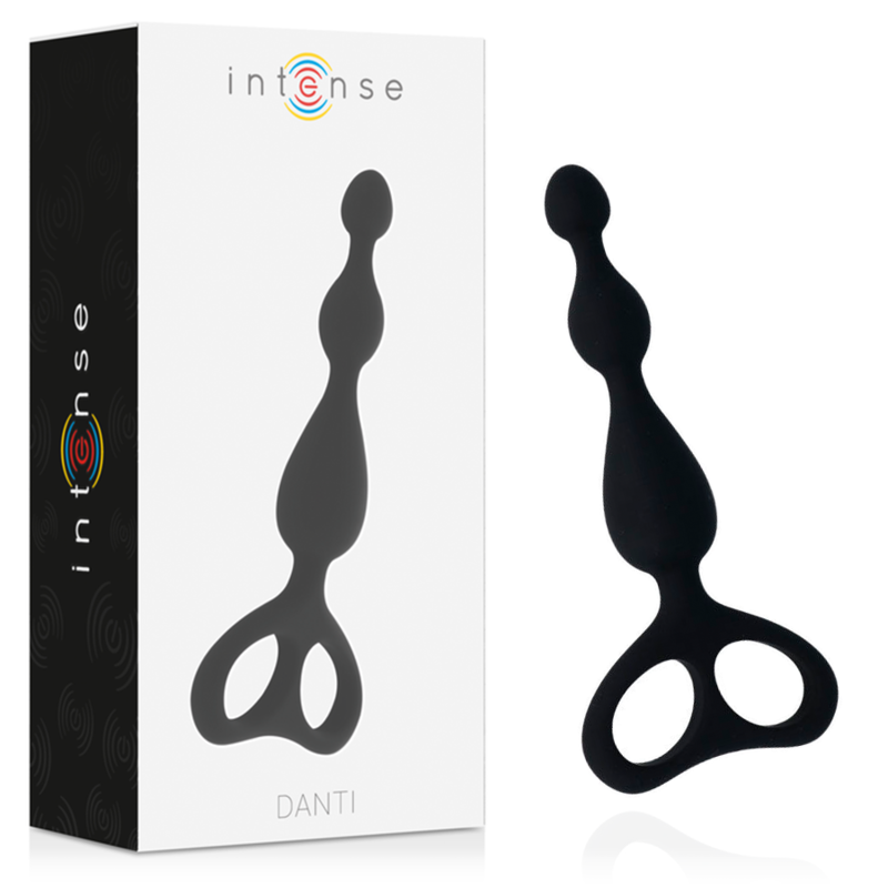 Chapelet anal Danti en silicone Intense — détail texture surface