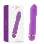 Vibromasseur point G silicone flexible 20 modes lilas — vue de profil