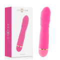Vibromasseur silicone 20 modes rose — détail texture surface