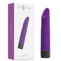Vibromasseur fin à pointe incurvée lilas — vue principale