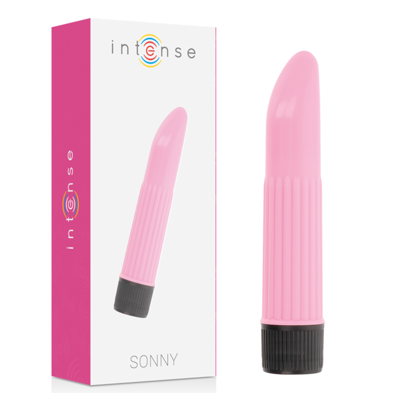 Vibromasseur classique à pointe incurvée rose — vue principale