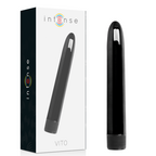 Vibrateur Vito noir silicone — vue principale