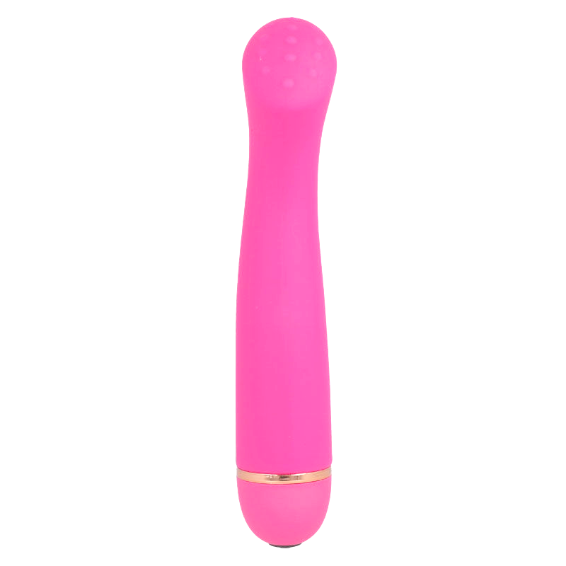 Vibromasseur point G silicone 20 modes rose — vue principale