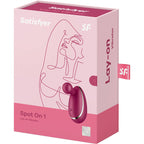 Vibromasseur clitoridien Spot On 1 pointe flexible — vue rapprochée