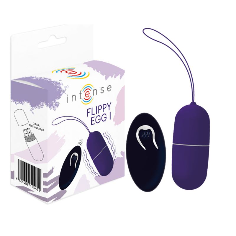 Œuf vibrant compact à télécommande sans fil — vue de dos