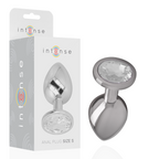Plug anal Intense cristal transparent taille S avec sa boîte.