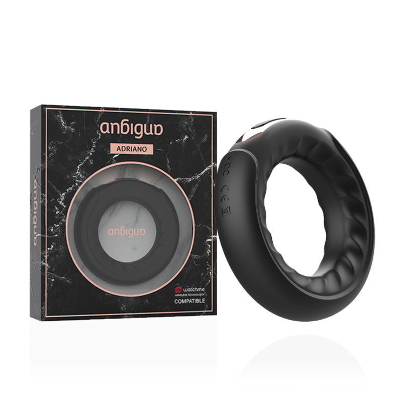 Anneau vibrant Adriano avec télécommande Watchme — détail produit