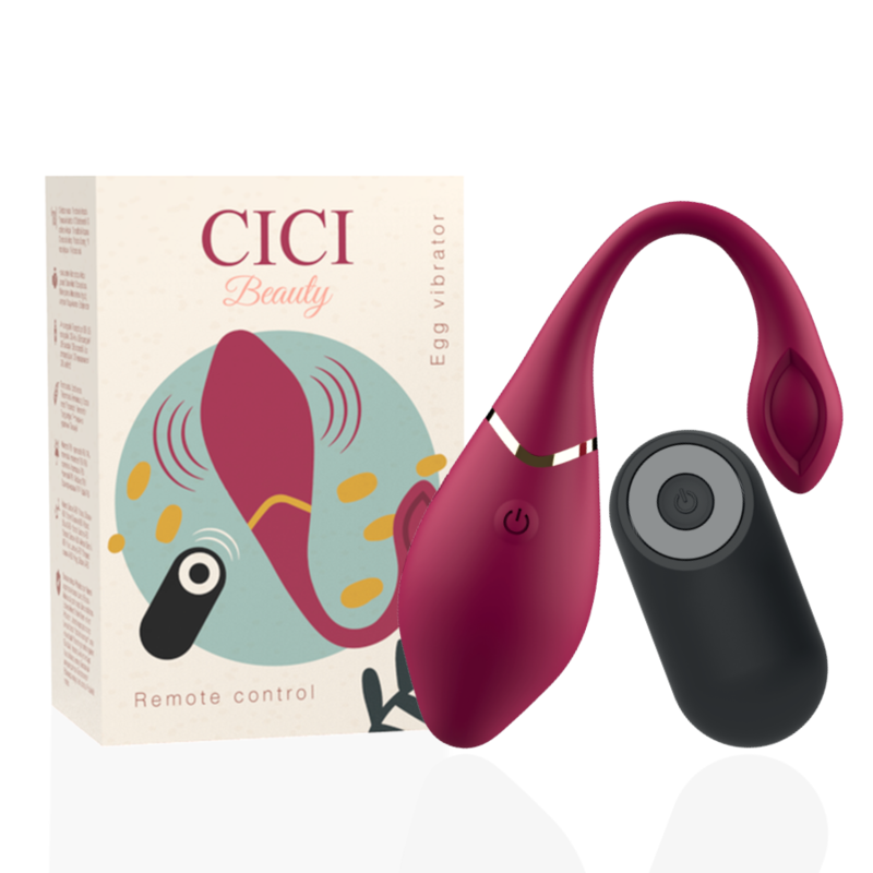 Œuf vibrant silicone télécommande 10 modes — vue principale