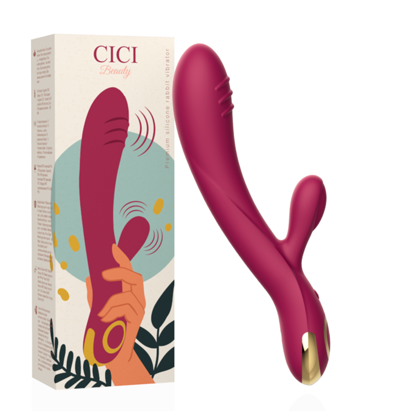 Vibromasseur rabbit en silicone double moteur — vue principale