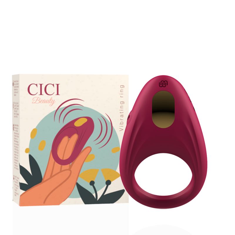 Anneau vibrant pour couple en silicone — vue principale