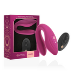 Vibrateur couple télécommande Kama silicone — détail base