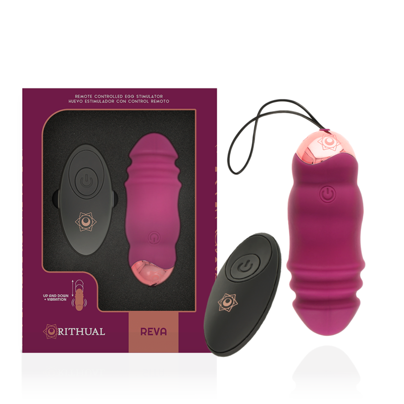 Œuf vibrant télécommandé silicone 10 programmes — détail produit