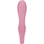 Vibromasseur gonflable Rabbit double stimulation rose — détail texture surface