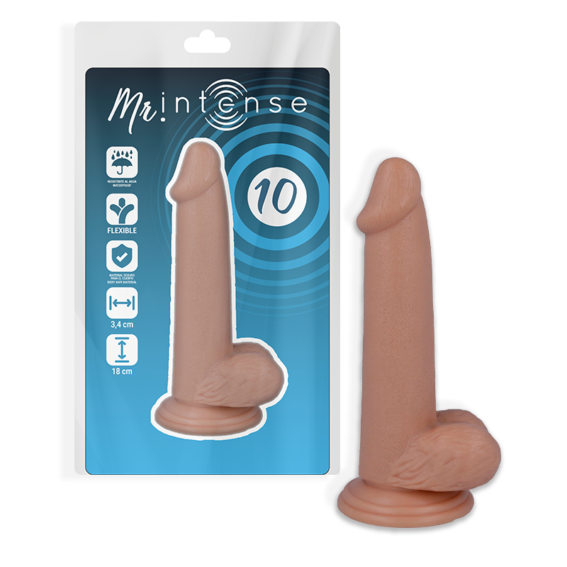 Gode réaliste standard à ventouse veiné — packaging fournisseur 2