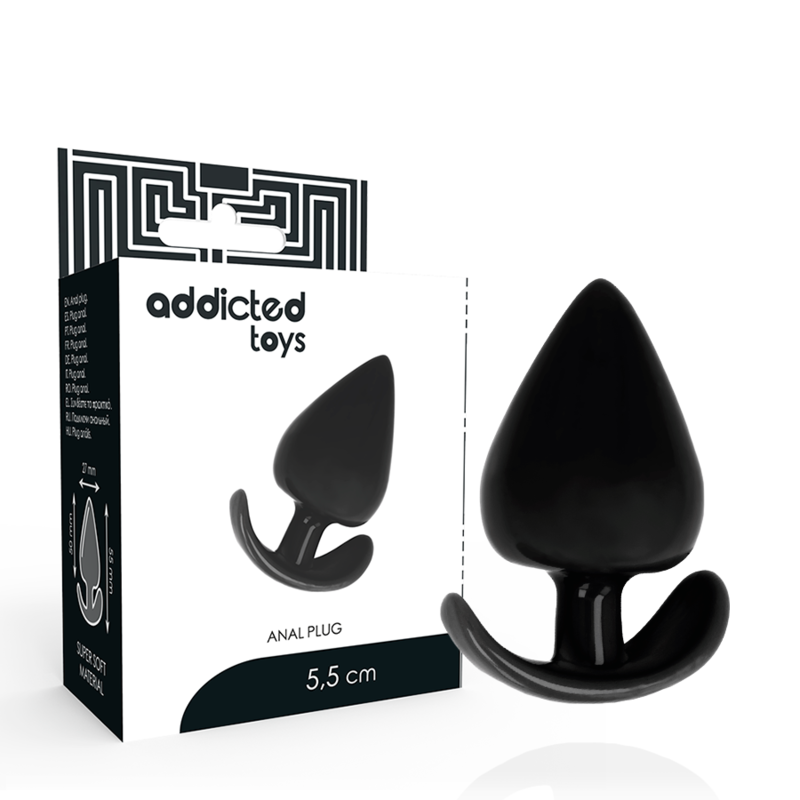 addicted toys plug anal 5 5 cm
