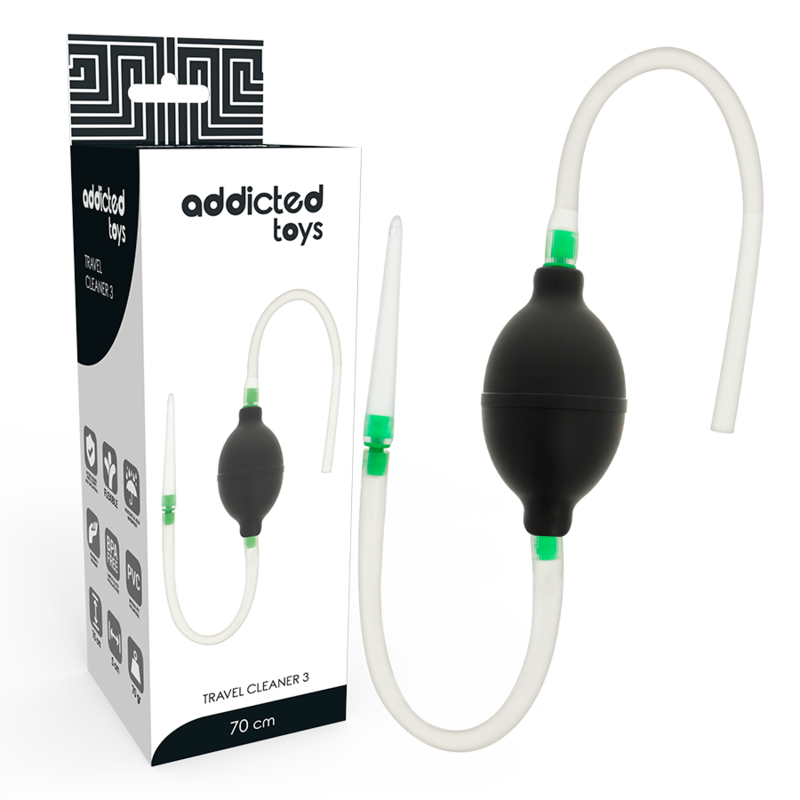 Poire anale lavante noir TPR — détail produit