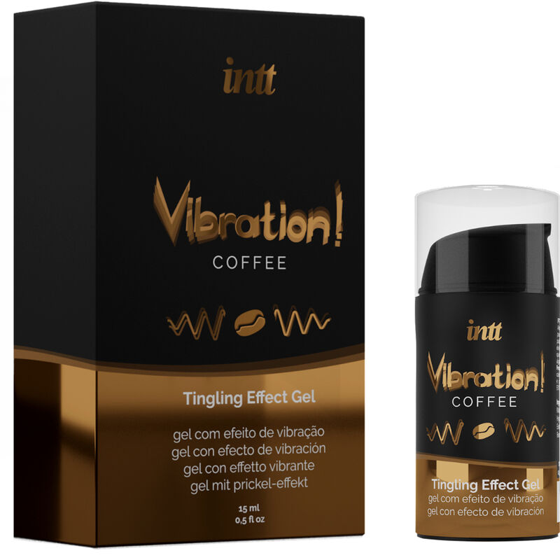 Gel stimulant intime liquide saveur café 15 ml — détail produit