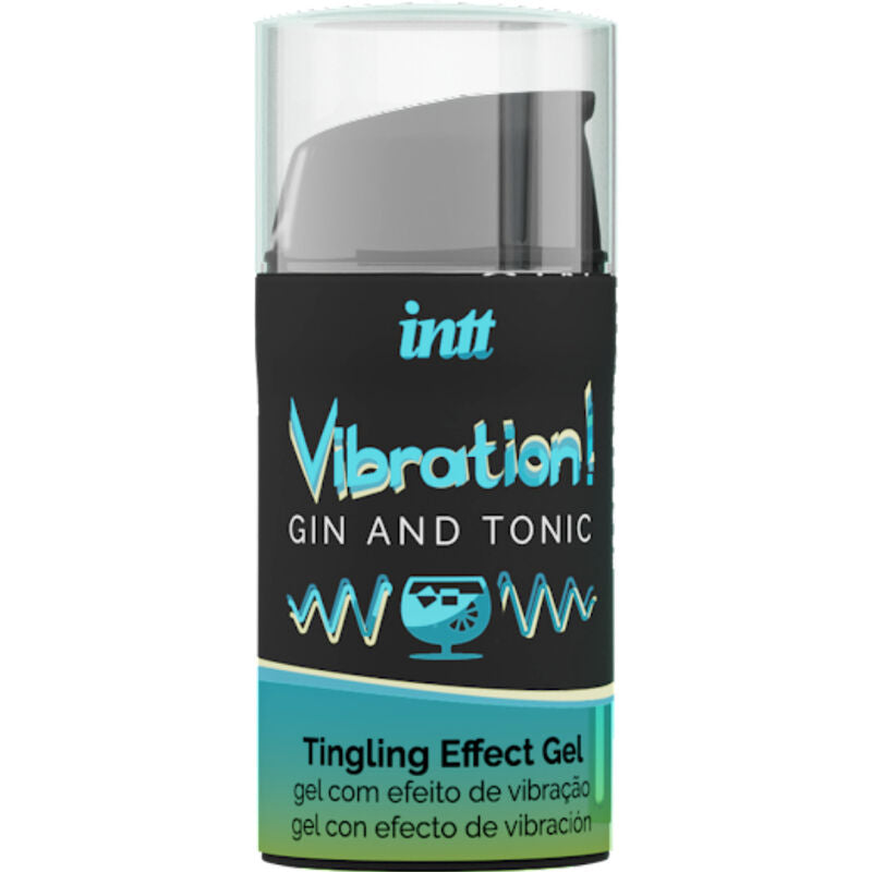intt gel vibrateur liquide puissant stimulant intime gin tonic 15ml