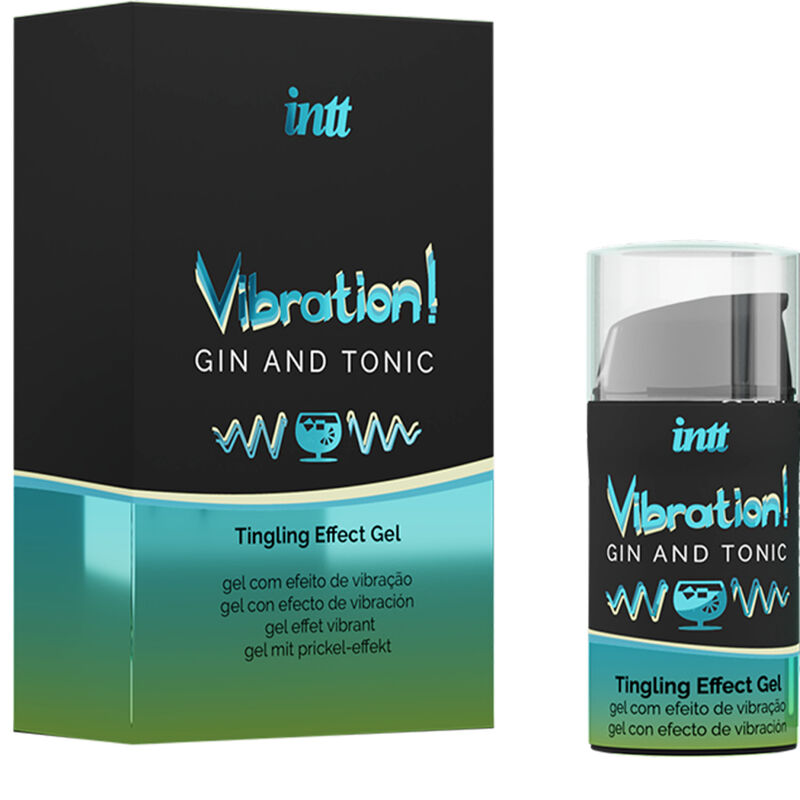 intt gel vibrateur liquide puissant stimulant intime gin tonic 15ml