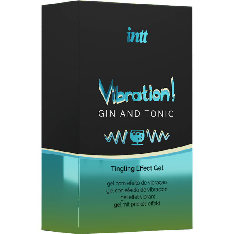 intt gel vibrateur liquide puissant stimulant intime gin tonic 15ml