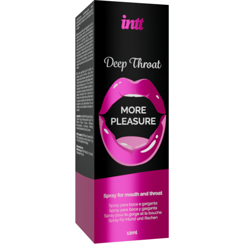 Spray rafraîchissant oral menthe Deep Throat — vue de profil