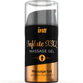 Flacon airless Inflate XXL Intt du gel stimulant vasodilatateur a la cannelle, sensation de volume au penis et erection, massage gel comestible.