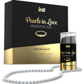 Kit de massage Pearls In Love gel silicone et collier — vue principale
