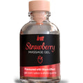 Gel de massage comestible saveur fraise effet chauffant — vue principale