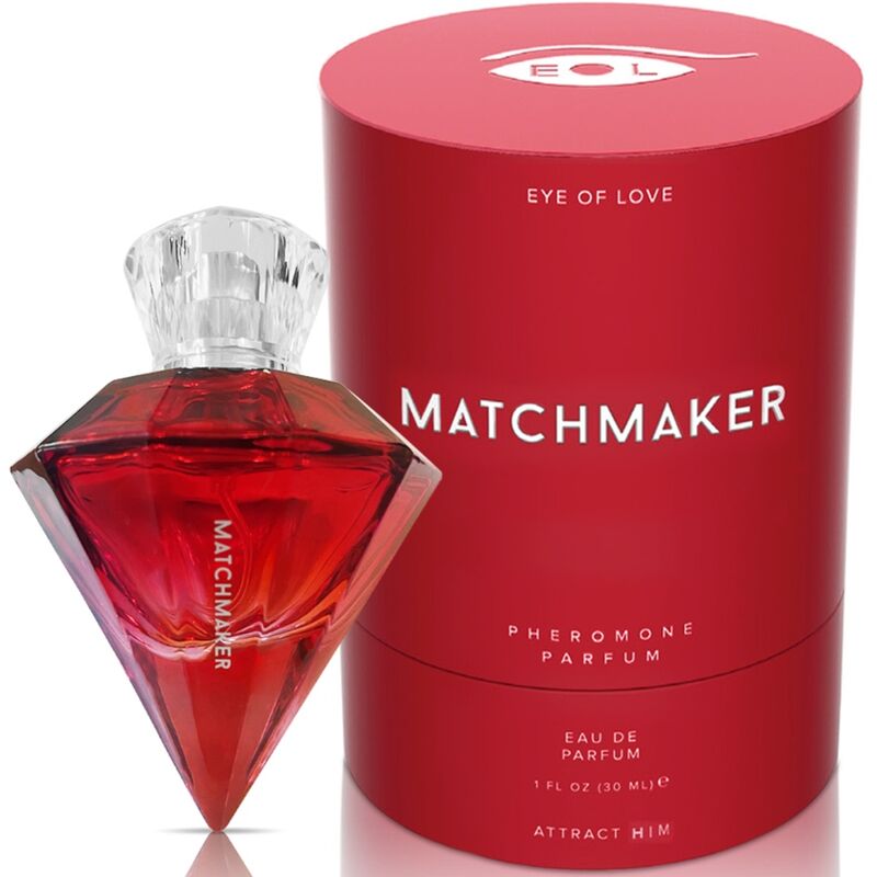 Eau de parfum aux phéromones pour séduire Matchmaker Red Dia — détail texture surface 2