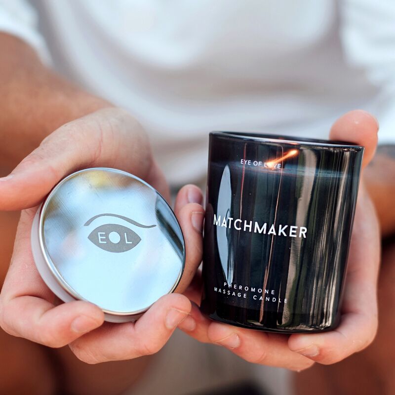 eye of love matchmaker bougie de massage diamant noir lattirer 150 ml