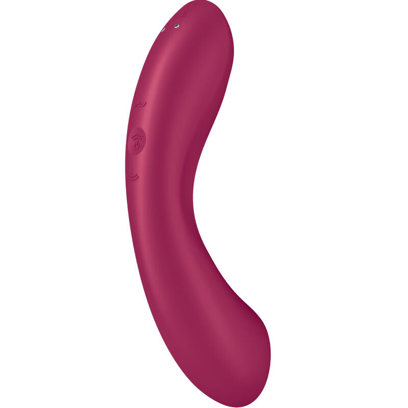 Stimulateur clitoridien et point G 3-en-1 air pulse — détail texture surface