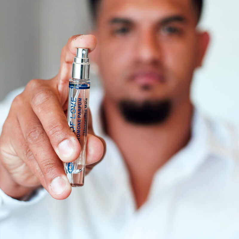 Spray phéromones non parfumé pour homme Androstenol — vue de dos