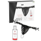 intt releases culotte bresilienne noire avec perles et gel lubrifiant 50 ml