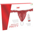 Culotte brésilienne rouge avec perles et lubrifiant 50 ml — vue principale