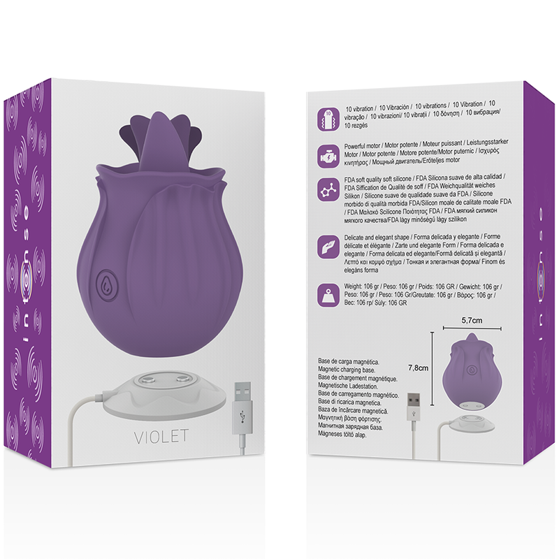 intense violet cl toris stimulateur 10 vibrations lilas