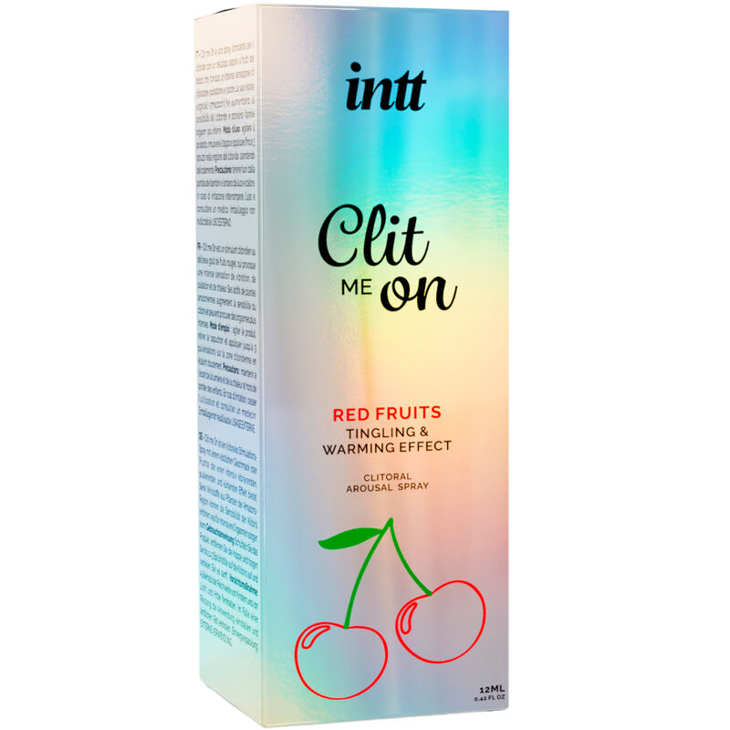 Spray stimulant clitoridien fruits rouges 12 ml — vue de profil