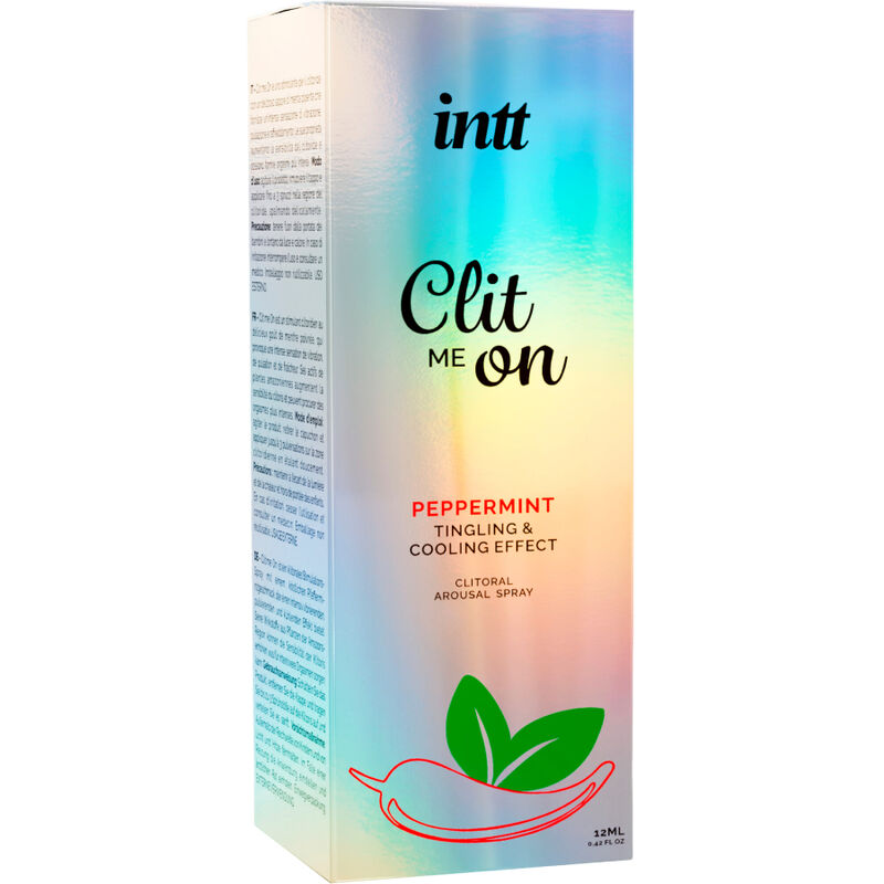 Spray stimulant clitoridien menthe poivrée 12 ml — vue de profil