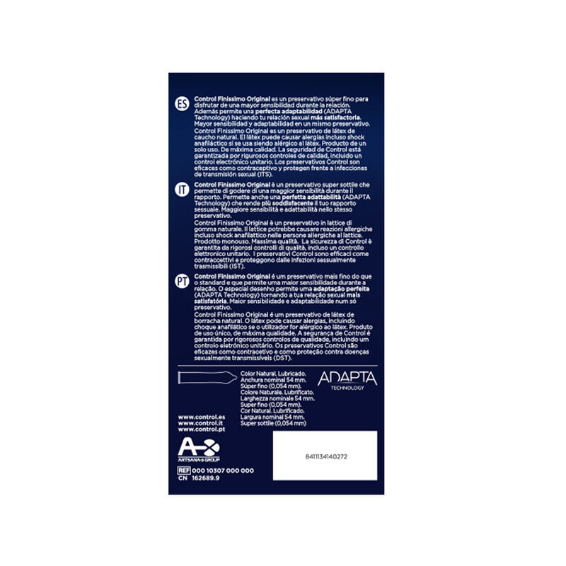 control finissimo condoms 24 units