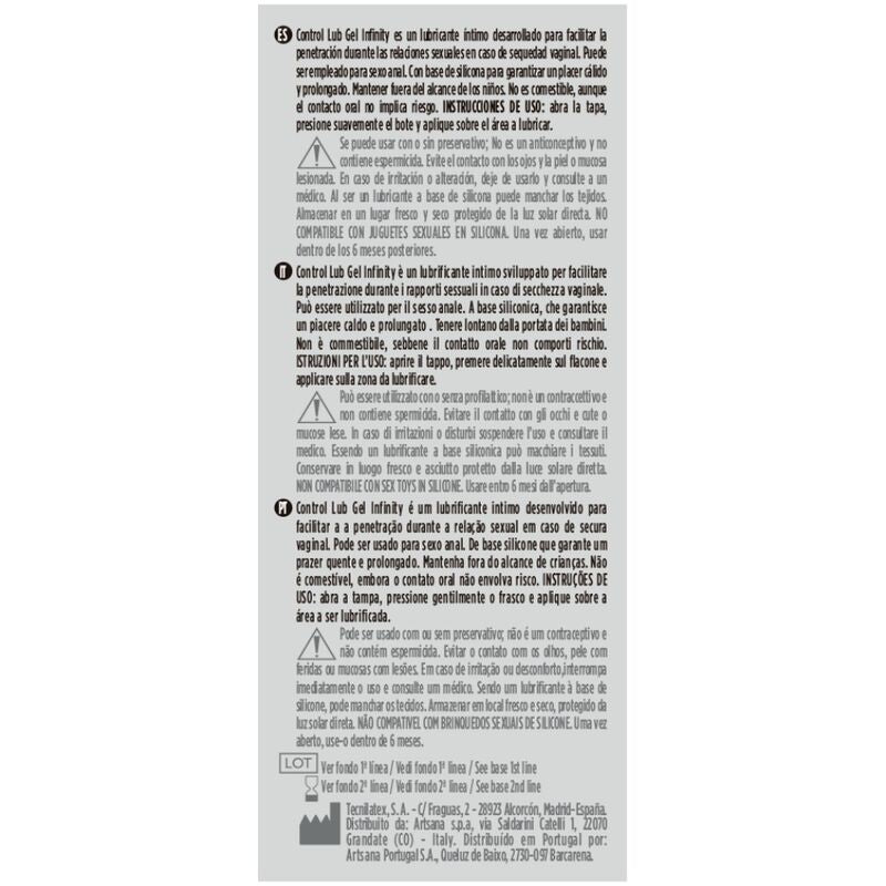 Lubrifiant base silicone longue durée — détail produit