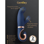 Vibromasseur Gentley Point G dual motor silicone — détail produit