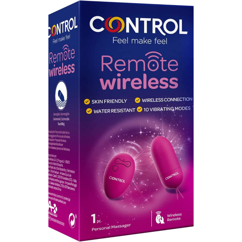 Œuf vibrant à télécommande sans fil en silicone — détail produit