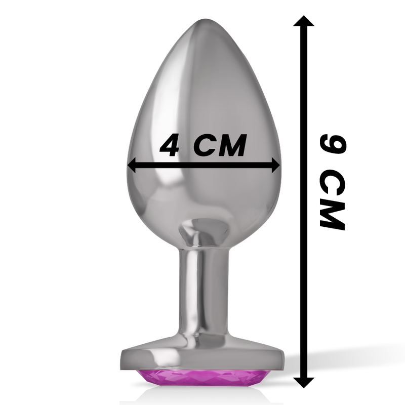 Plug anal bijou en métal avec pierre en cœur — emballage produit 4
