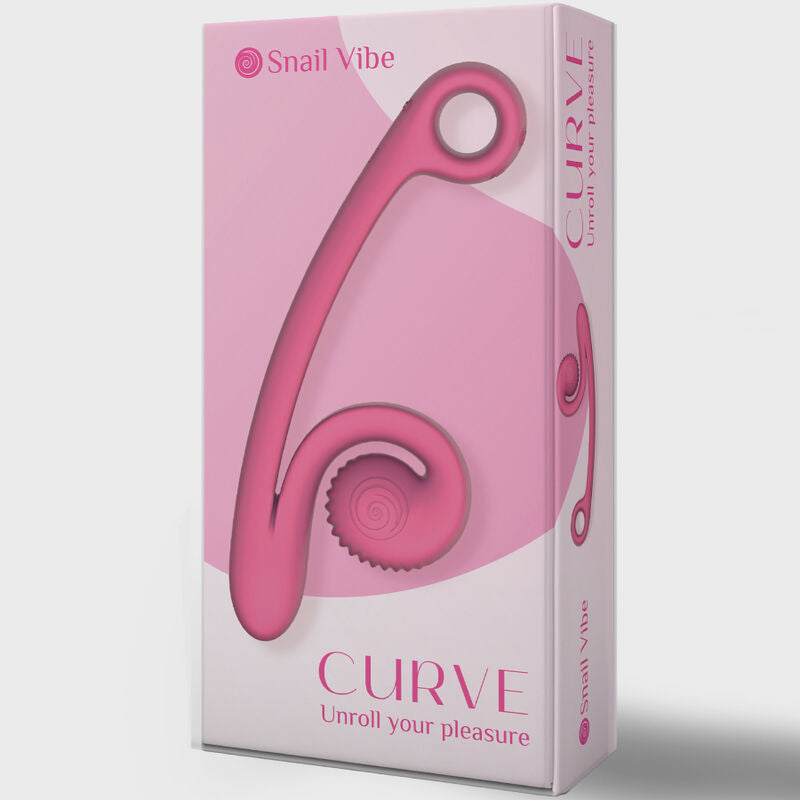 Vibromasseur double stimulation point G et clitoris — vue de dos