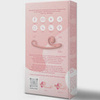 Vibromasseur double stimulation point G et clitoris — vue trois quarts