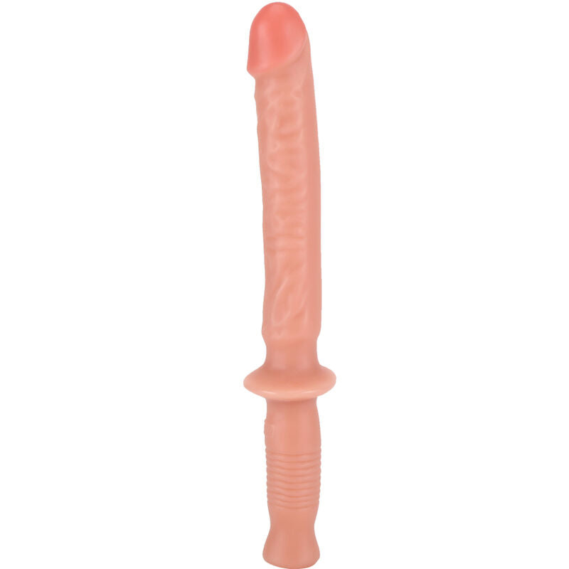 Double gode veiné avec poignée — détail produit