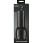Boite noire du masturbateur masculin Feel Kiiroo, visuel produit et mention Male Masturbator ; jouet solo a gaine souple non anatomique compatible appareils interactifs.