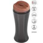 Masturbateur compact discret coloris bonbon Senorita — détail texture surface