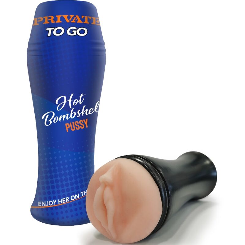 Masturbateur compact Hot Bombshell To Go — vue de profil